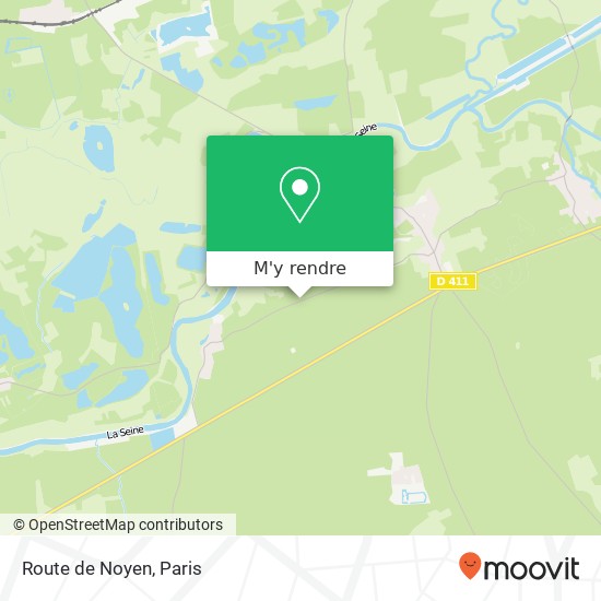 Route de Noyen plan