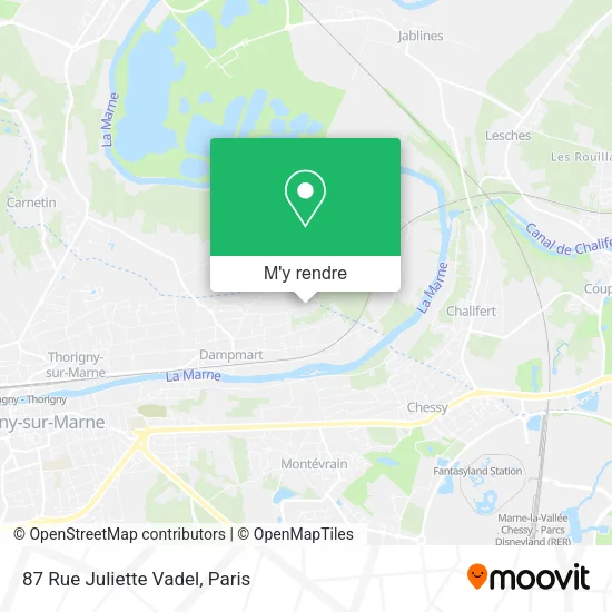 87 Rue Juliette Vadel plan