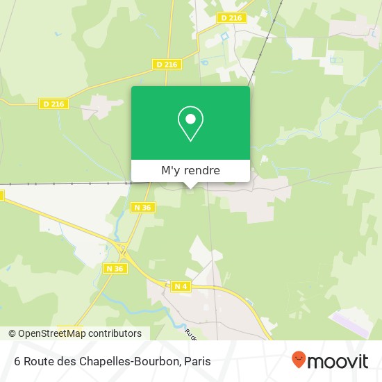 6 Route des Chapelles-Bourbon plan