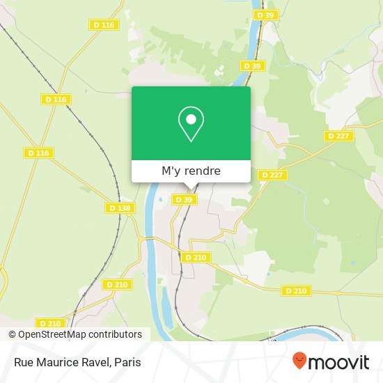 Rue Maurice Ravel plan