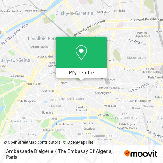 Ambassade D'algérie / The Embassy Of Algeria plan