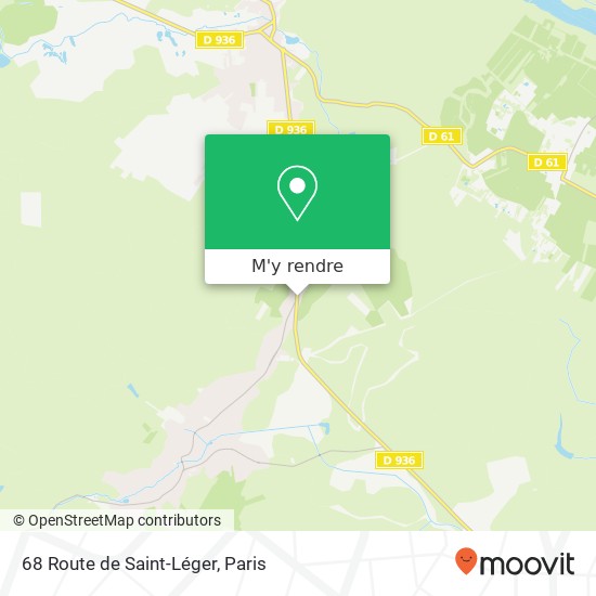 68 Route de Saint-Léger plan
