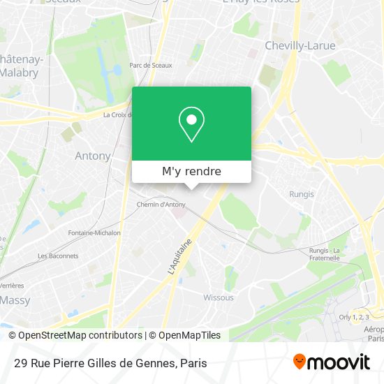 29 Rue Pierre Gilles de Gennes plan