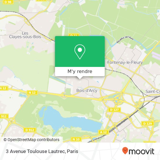 3 Avenue Toulouse Lautrec plan