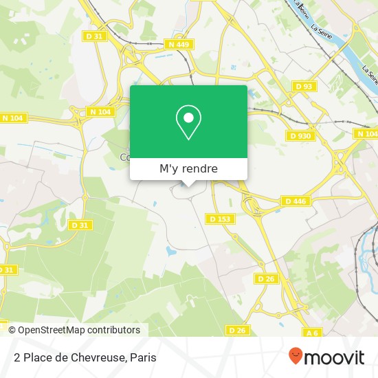 2 Place de Chevreuse plan