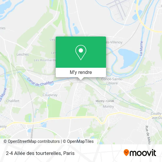 2-4 Allée des tourterelles plan