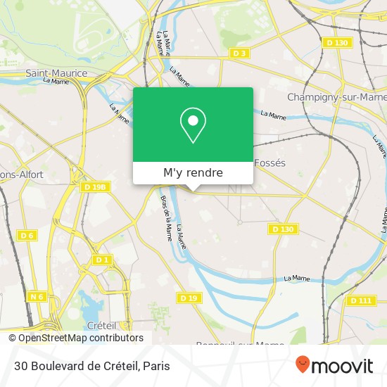 30 Boulevard de Créteil plan