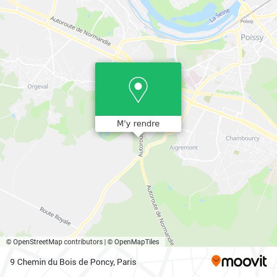 9 Chemin du Bois de Poncy plan