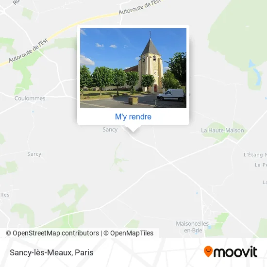 Sancy-lès-Meaux plan