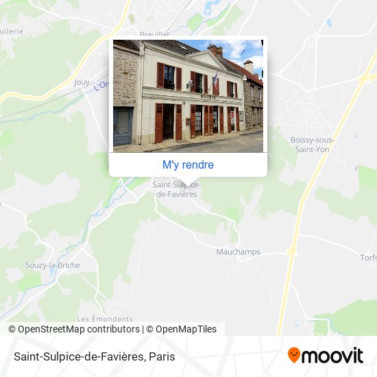 Saint-Sulpice-de-Favières plan