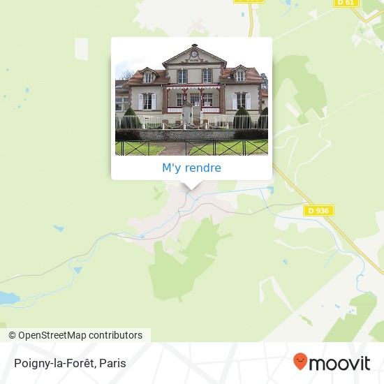 Poigny-la-Forêt plan