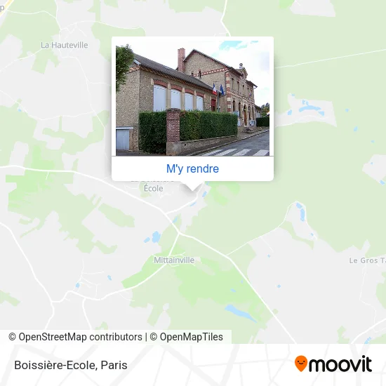 Boissière-Ecole plan