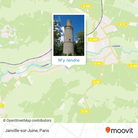 Janville-sur-Juine plan