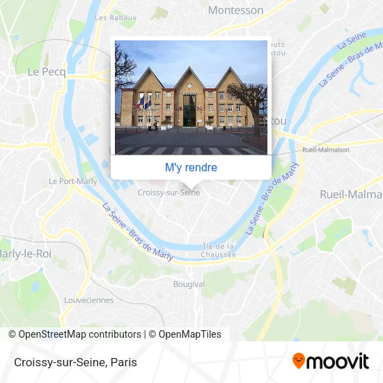 Croissy-sur-Seine plan