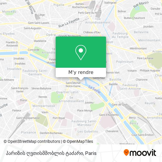 პარიზის ღვთისმშობლის ტაძარი plan