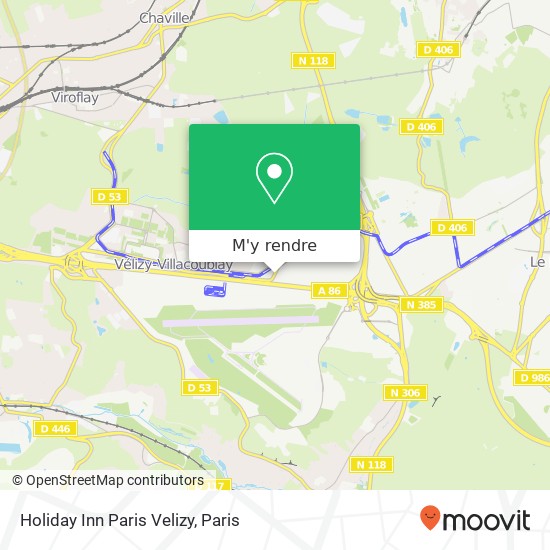 Holiday Inn Paris Velizy plan