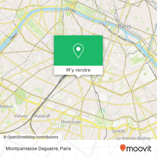 Montparnasse Daguerre plan