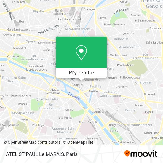 ATEL ST PAUL Le MARAIS plan