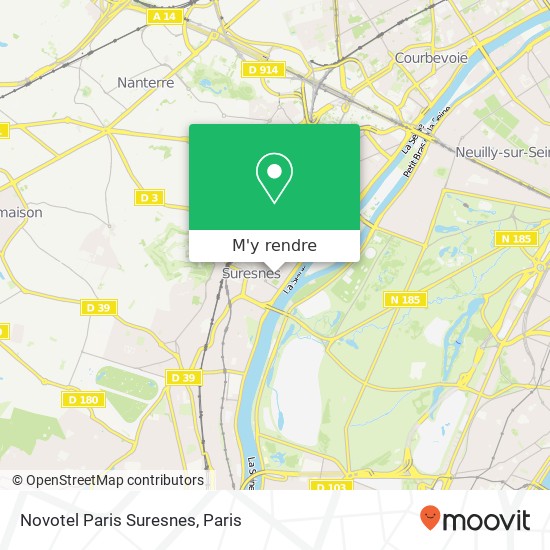 Novotel Paris Suresnes plan