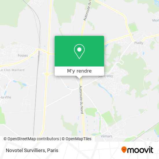 Novotel Survilliers plan