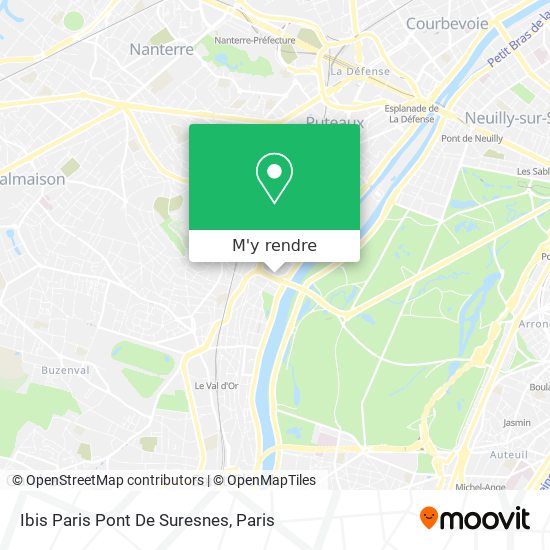 Ibis Paris Pont De Suresnes plan