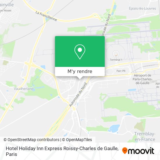 Hotel Holiday Inn Express Roissy-Charles de Gaulle plan