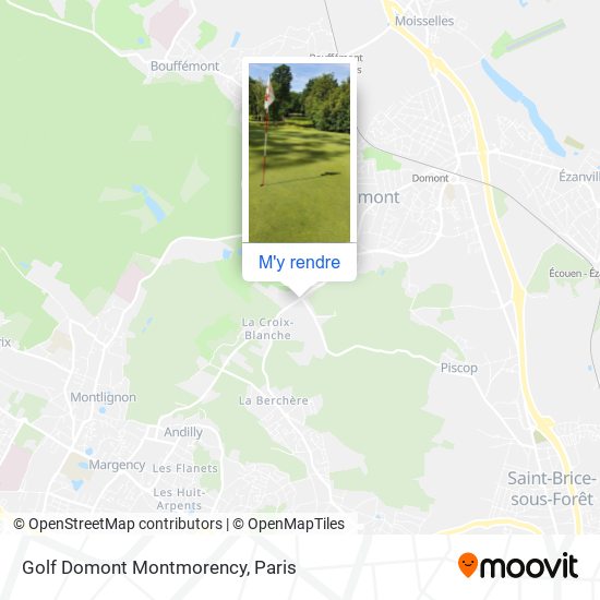 Golf Domont Montmorency plan