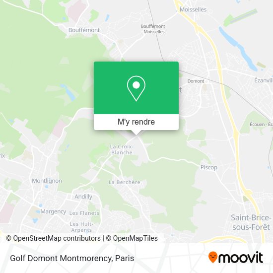 Golf Domont Montmorency plan