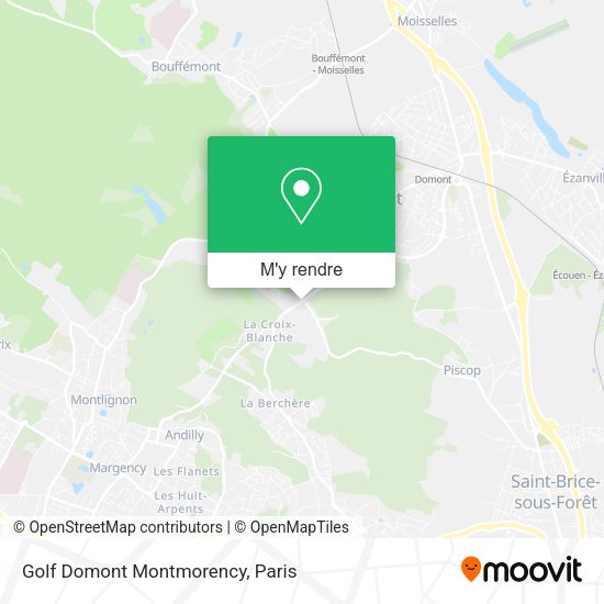 Golf Domont Montmorency plan