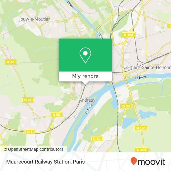 Maurecourt Railway Station plan