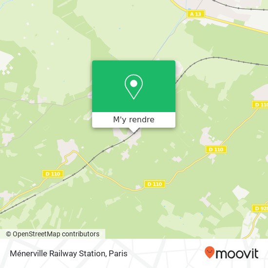 Ménerville Railway Station plan