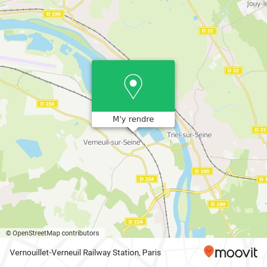 Vernouillet-Verneuil Railway Station plan