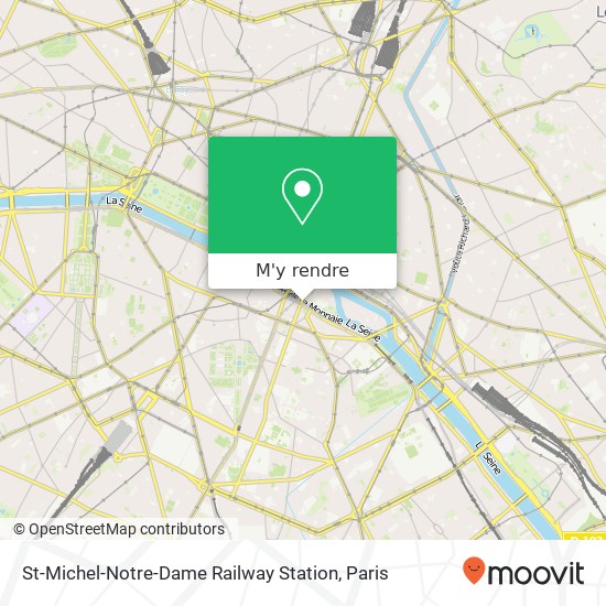 St-Michel-Notre-Dame Railway Station plan