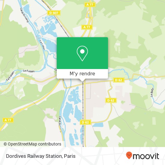 Dordives Railway Station plan