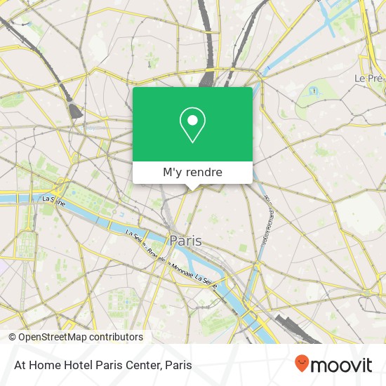 At Home Hotel   Paris Center plan