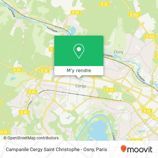 Campanile Cergy Saint Christophe - Osny plan