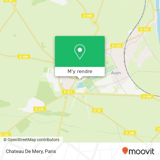 Chateau De Mery plan