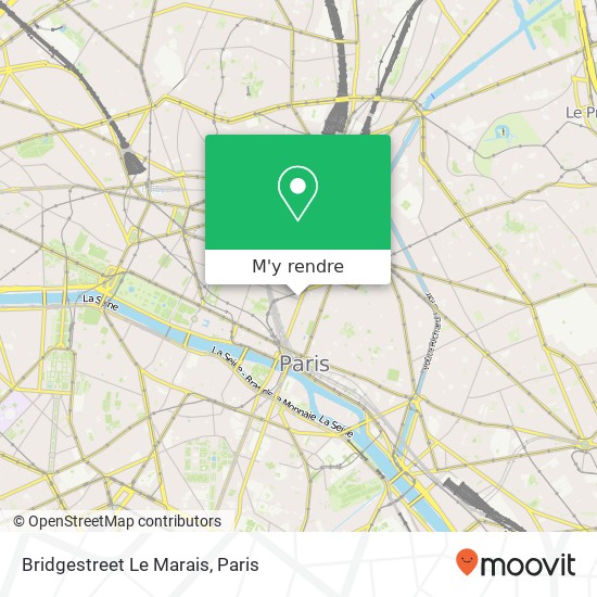 Bridgestreet Le Marais plan