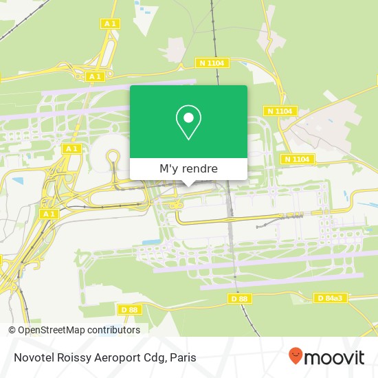 Novotel Roissy Aeroport Cdg plan