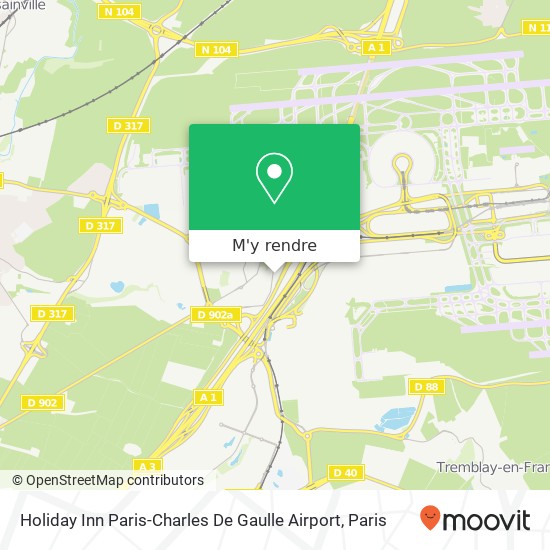 Holiday Inn Paris-Charles De Gaulle Airport plan