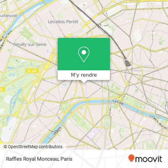 Raffles Royal Monceau plan