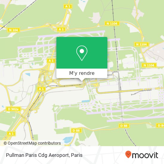 Pullman Paris Cdg Aeroport plan