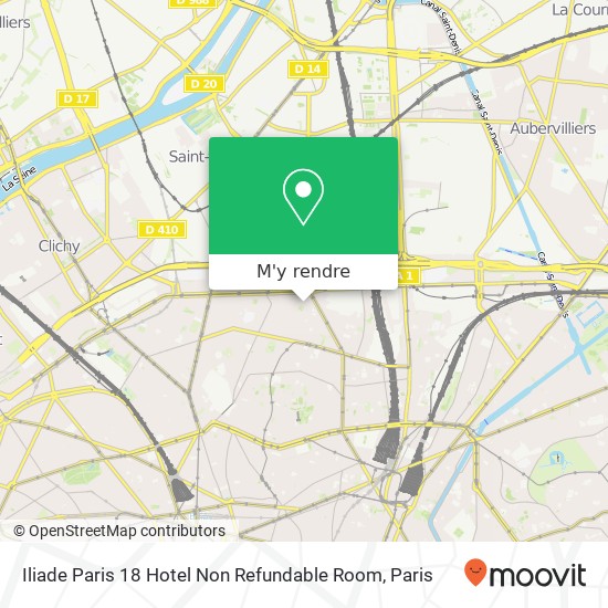 Iliade Paris 18 Hotel Non Refundable Room plan