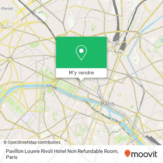 Pavillon Louvre Rivoli Hotel Non Refundable Room plan