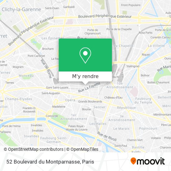 52 Boulevard du Montparnasse plan