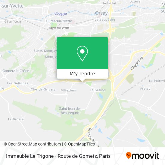 Immeuble Le Trigone - Route de Gometz plan