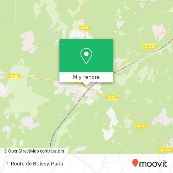 1 Route de Boissy plan