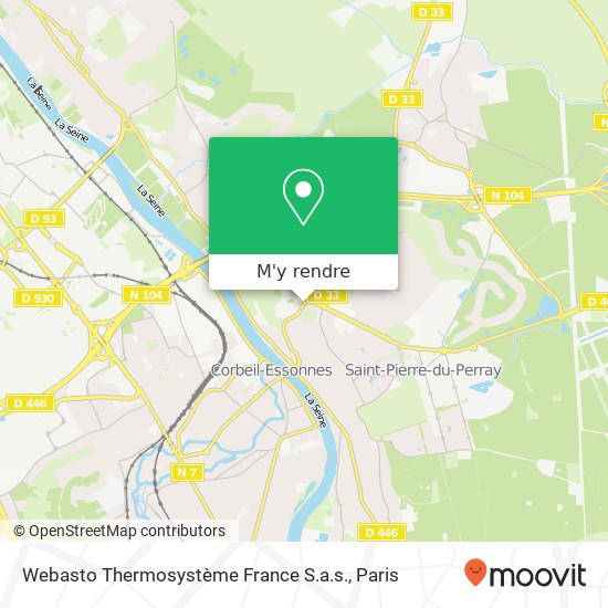 Webasto Thermosystème France S.a.s. plan