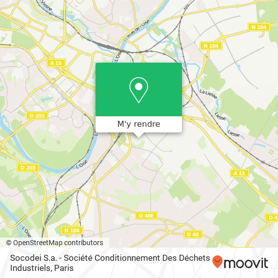 Socodei S.a. - Société Conditionnement Des Déchets Industriels plan