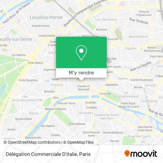 Délégation Commerciale D'italie plan